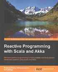 cover of the book Reactive Programming with Scala and Akka