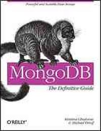 cover of the book MongoDB: the definite guide