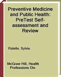 cover of the book Preventive medicine and public health: pre test self-assessment and review