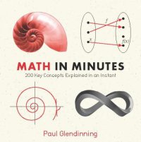 cover of the book Math in minutes: 200 key concepts explained in an instant