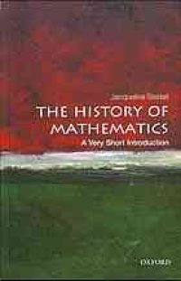 cover of the book The History of Mathematics: A Very Short Introduction