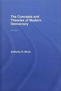 cover of the book The Concepts and Theories of Modern Democracy