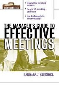 cover of the book The manager's guide to effective meetings