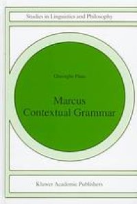 cover of the book Marcus contextual grammars