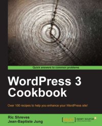 cover of the book WordPress 3 cookbook: over 100 recipes to help you enhance your WordPress site!