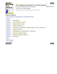 cover of the book Wi-Fi handbook: building 802.11b wireless networks