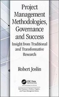 cover of the book Project management methodologies, governance and success: insight from traditional and transformative research