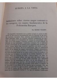 cover of the book Reflexiones sobre ciertos rasgos comunes a los europeos, en cuanto fundamentos de la Federación Europea