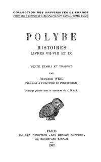 cover of the book Polybe: Histoires, Tome VII: Livres VII-VIII et IX