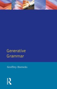 cover of the book Generative grammar