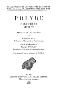 cover of the book Polybe: Histoires, Tome VI: Livre VI