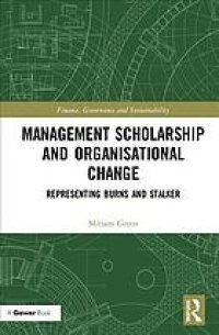 cover of the book Management scholarship and organisational change representing Burns and Stalker