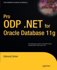 cover of the book Pro ODP.NET for Oracle Database 11g