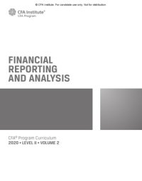 cover of the book 2020 CFA Program Curriculum: Level 2, Volume 2