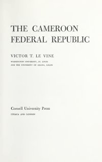 cover of the book The Cameroon Federal Republic