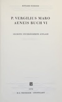 cover of the book P. Vergilius Maro : Aeneis, Buch VI