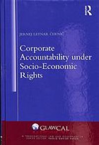 cover of the book Corporate accountability under socio-economic rights