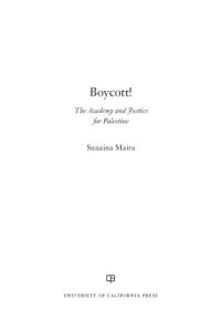 cover of the book Boycott! The Academy And Justice For Palestine