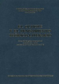 cover of the book El Quijote y el pensamiento teórico-literario: Actas del Congreso Internacional celebrado en Madrid los días del 20 al 24 de junio de 2005