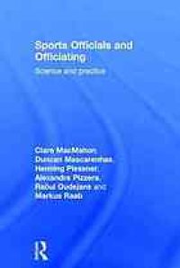 cover of the book Sports Officials and Officiating: Science and Practice