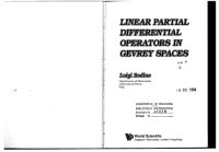 cover of the book Linear Partial Differential Operators in Gevrey Spaces