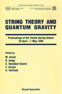 cover of the book String theory and quantum gravity : proceedings of the Trieste Spring School, 23 April-1 May 1990