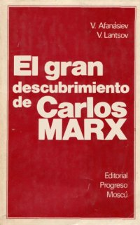 cover of the book El gran descubrimiento de Carlos Marx