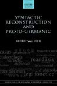 cover of the book Syntactic Reconstruction and Proto-Germanic