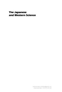 cover of the book The Japanese and Western Science