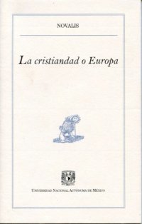 cover of the book La cristiandad o Europa