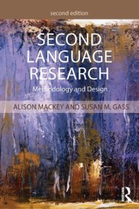 cover of the book Second Language Research: Methodology and Design