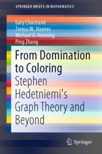 cover of the book From Domination to Coloring - Stephen Hedetniemi’s Graph Theory and Beyond