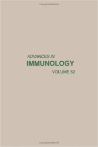 cover of the book Advances in Immunology, Vol. 52