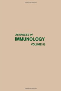 cover of the book Advances in Immunology, Vol. 53