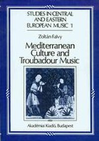 cover of the book Mediterranean culture and troubadour music