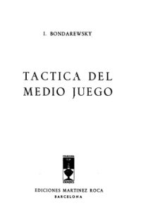 cover of the book Táctica del medio juego