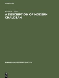 cover of the book A Description of Modern Chaldean