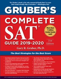 cover of the book Gruber’s Complete SAT Guide 2019-2020