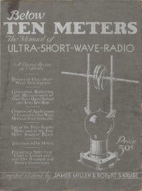 cover of the book Below ten meters, the manual of ultra-short-wave-radio