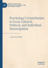 cover of the book Psychology’s Contribution To Socio-Cultural, Political, And Individual Emancipation