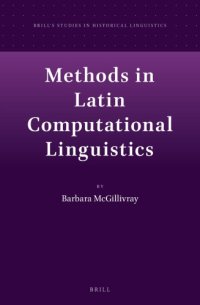 cover of the book Methods in Latin Computational Linguistics