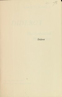 cover of the book Diderot, the Embattled Philosopher