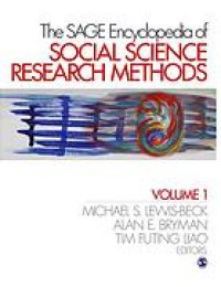 cover of the book The Sage encyclopedia of social science research methods