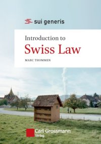 cover of the book Introduction to Swiss Law