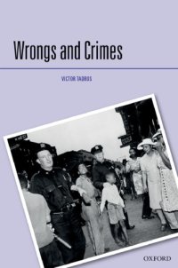 cover of the book Wrongs and crimes