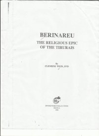 cover of the book Berinareu: the religious epic of the Tirurais