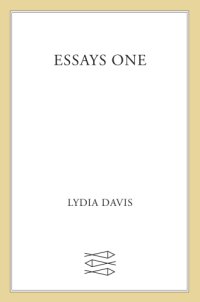 cover of the book Essays One