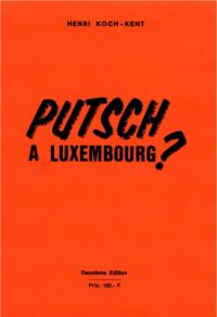 cover of the book Putsch à Luxembourg?