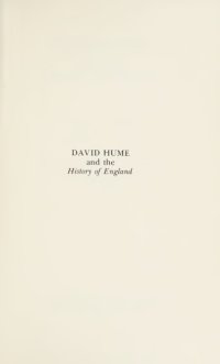 cover of the book David Hume and the History of England