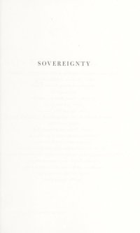 cover of the book Sovereignty: God, State, and Self